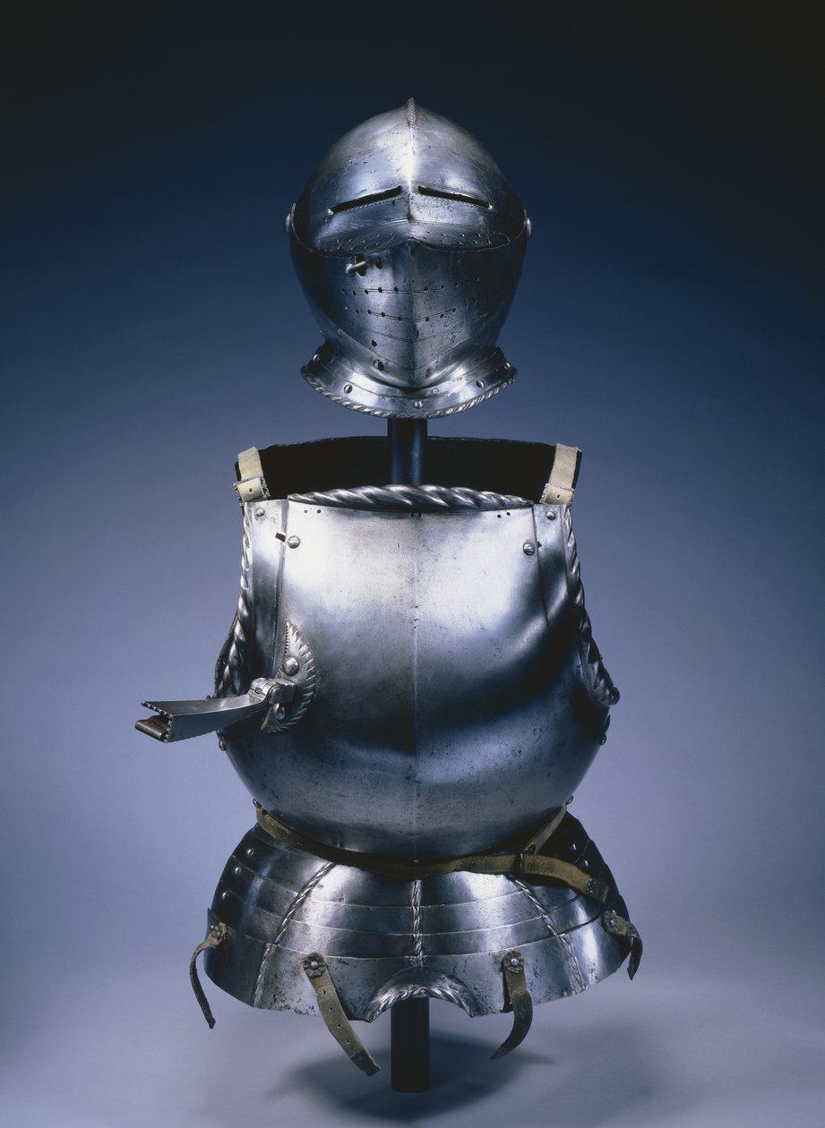 कवच के एक आंशिक सूट से तत्व, c.1510-1530 द्वारा जर्मन स्कूल