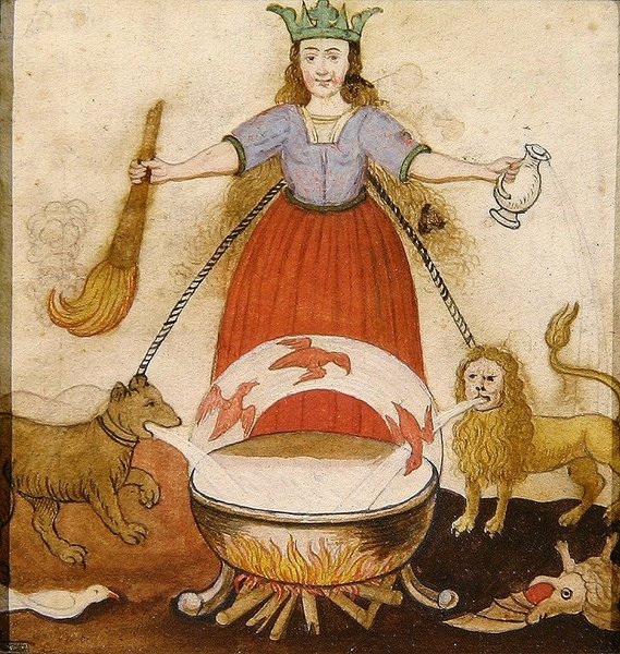 भाग्य, c.1605 (कागज पर गौचे) द्वारा जर्मन स्कूल