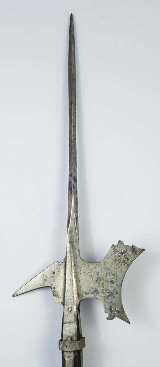 Halberd (स्टील, लकड़ी और पीतल) द्वारा जर्मन स्कूल