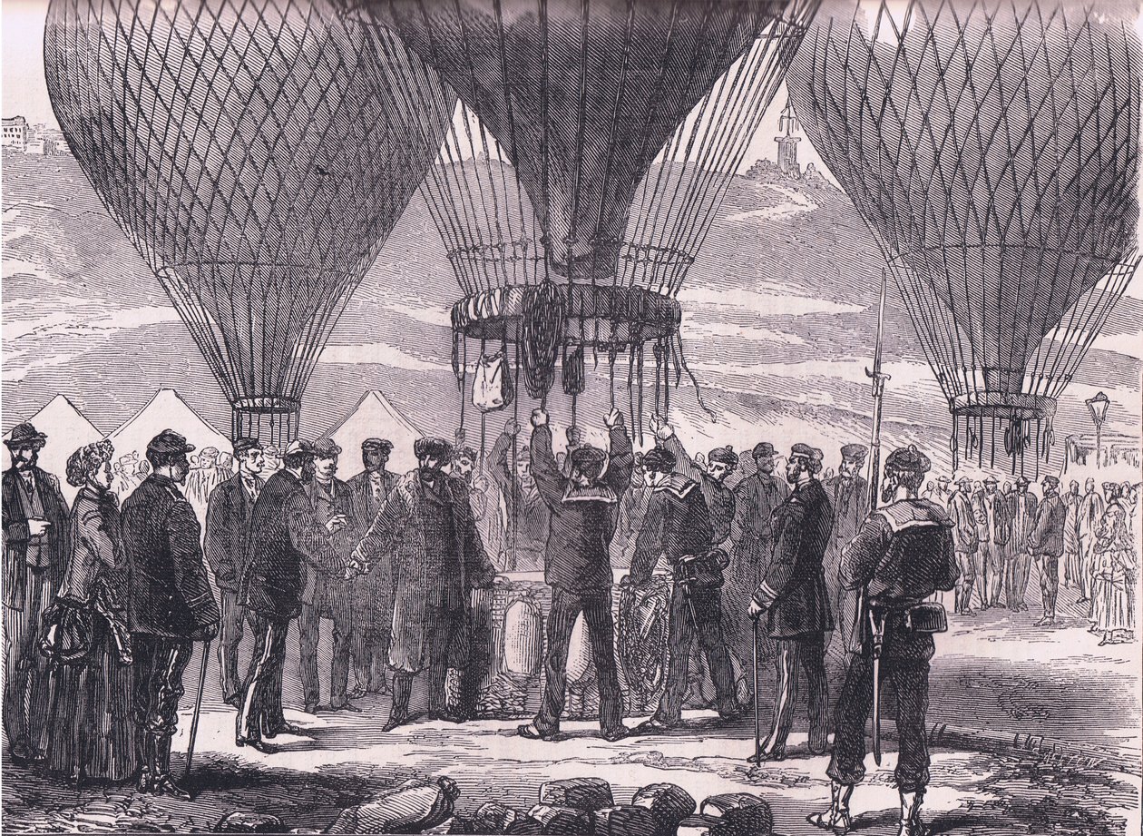 कैसेल एंड कंपनी लिमिटेड, c.1890 (लिथो) द्वारा प्रकाशित फ्रांस और जर्मनी के बीच युद्ध के इतिहास, कैसेल्स के लिए एम गैम्बेटा शुरू द्वारा जर्मन स्कूल