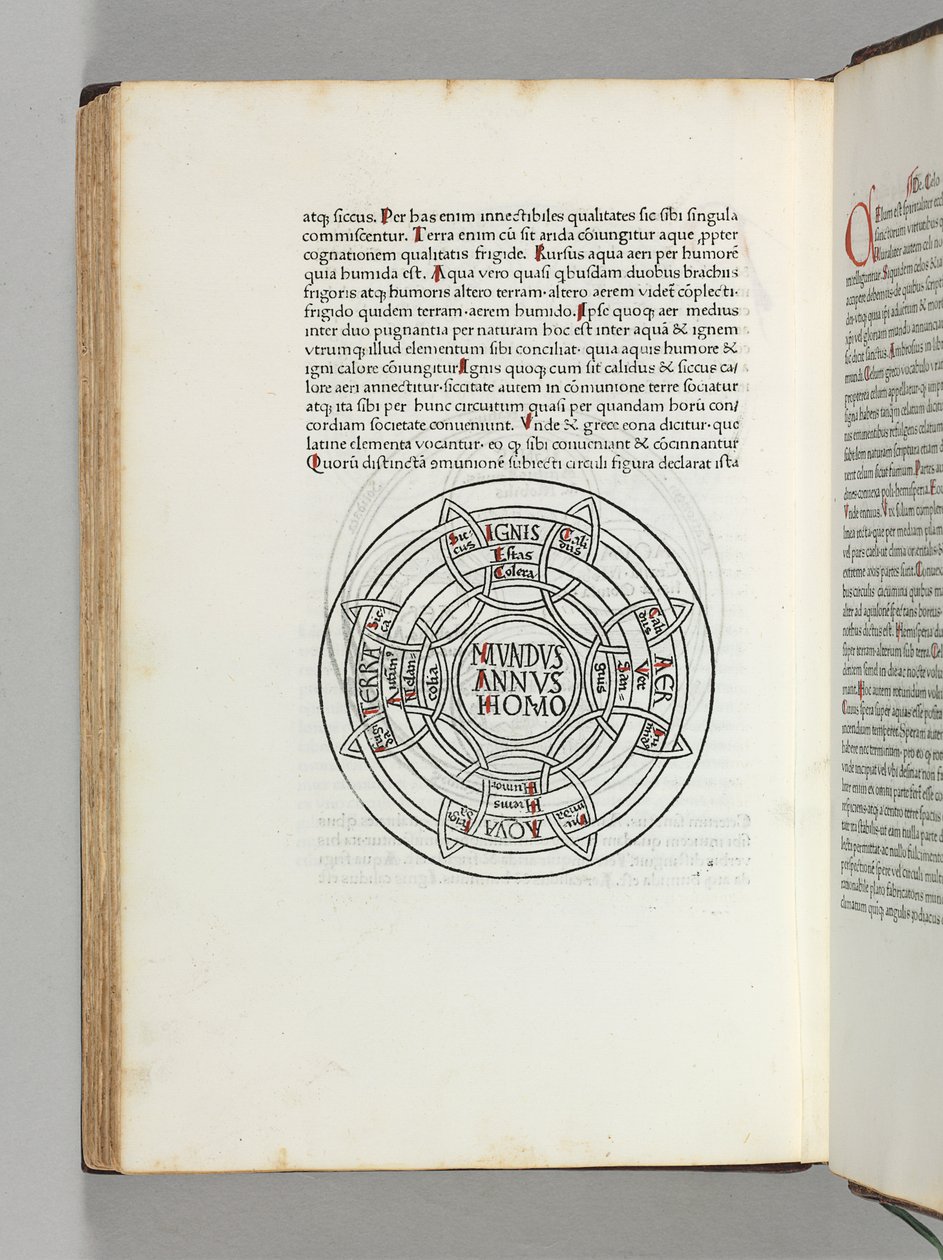 Mida Mundi, Isidorus Hispalensis, Augsburg: Günther Zainer द्वारा &39;Etymologiae&39; से दुनिया का पहला मुद्रित मानचित्र द्वारा जर्मन स्कूल