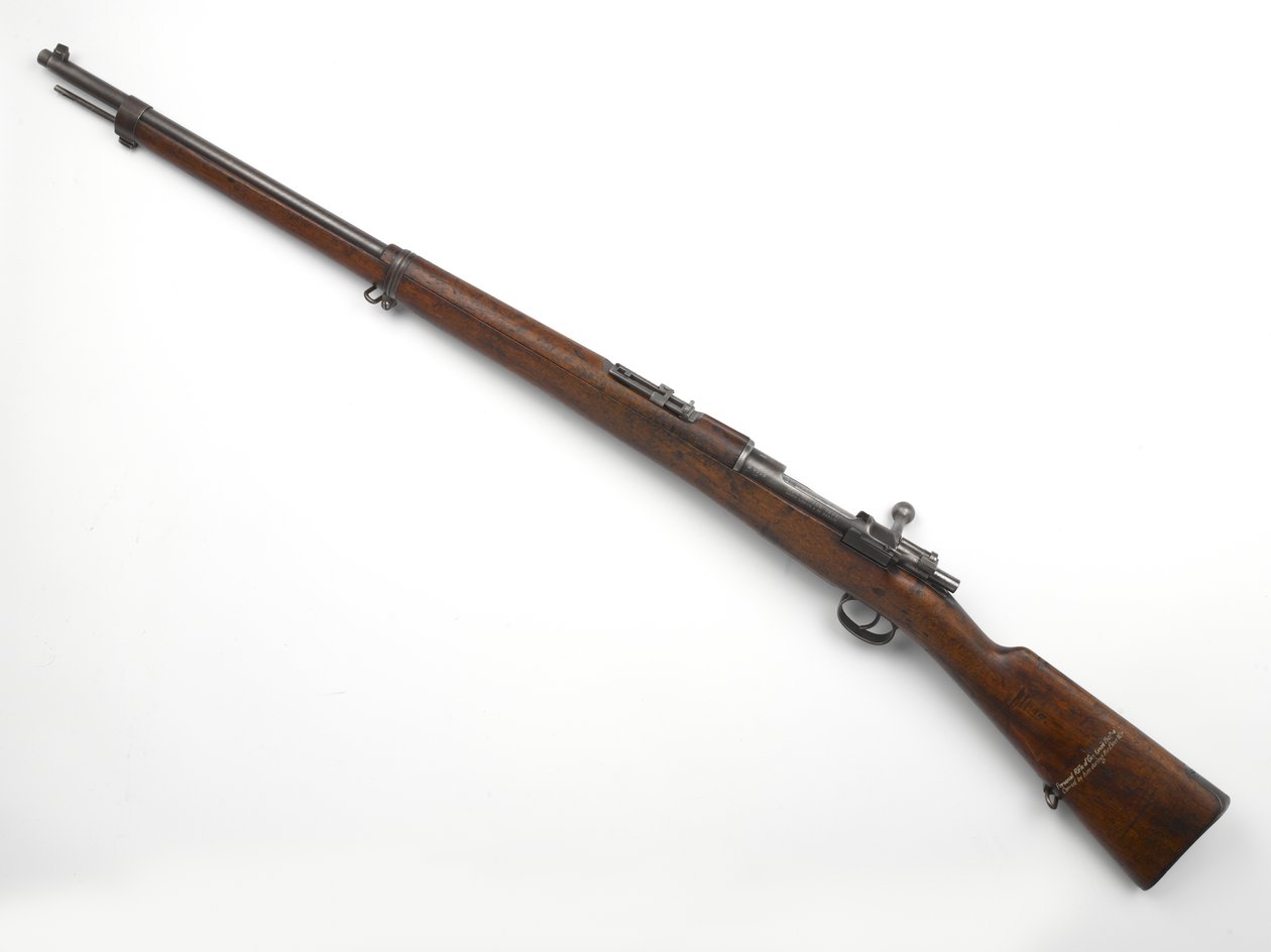 मौसर M1896 7.92 मिमी बोल्ट एक्शन राइफल 1896 जनरल लुइस बोथा द्वारा इस्तेमाल किया गया द्वारा जर्मन स्कूल