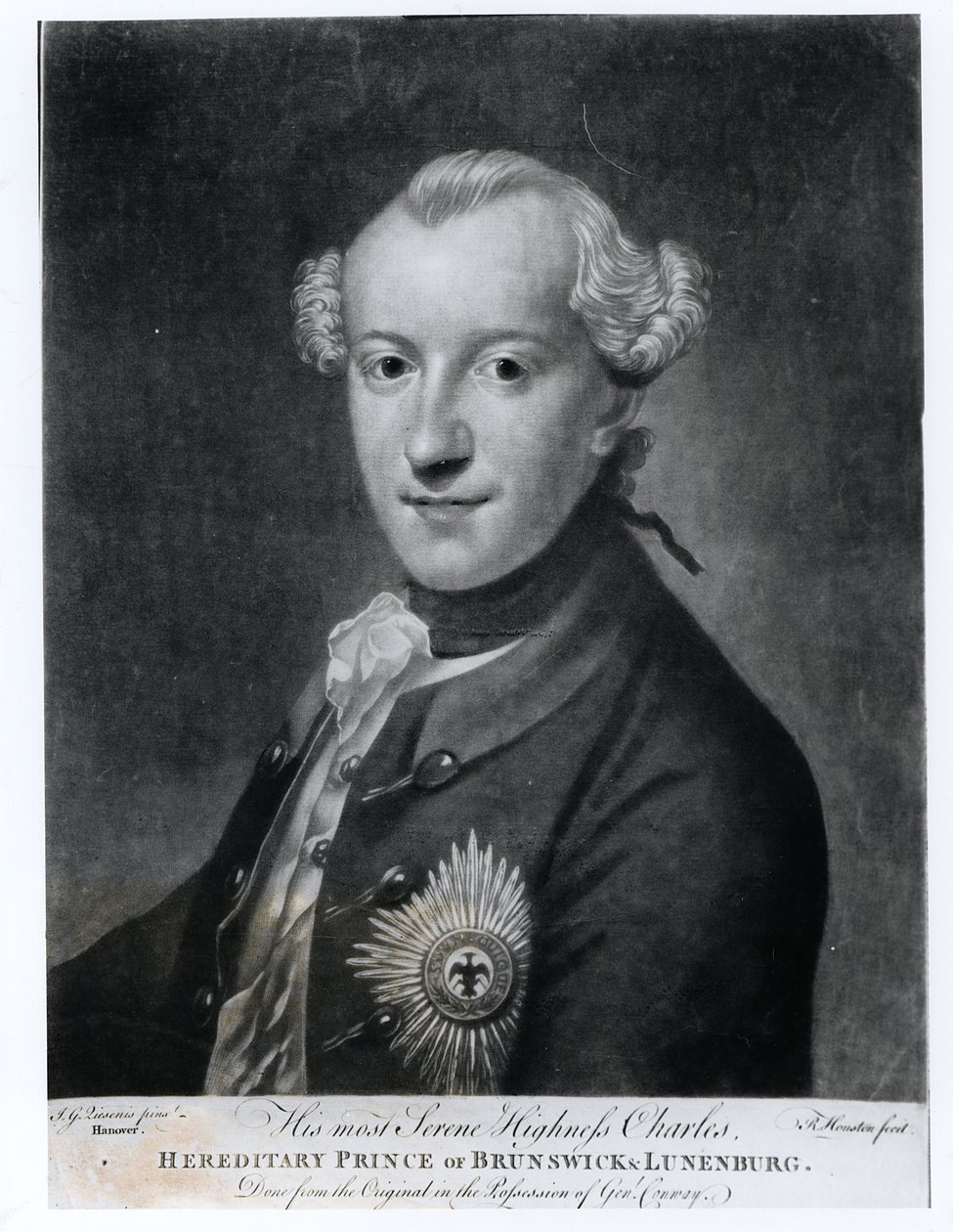 पोर्ट्स ऑफ हिज मोस्ट सीरीन्स हाईनेस चार्ल्स (1735-1806), ब्रंसविक के राजकुमार, लुनेबर्ग और वोल्फेनबुटजन द्वारा जर्मन स्कूल