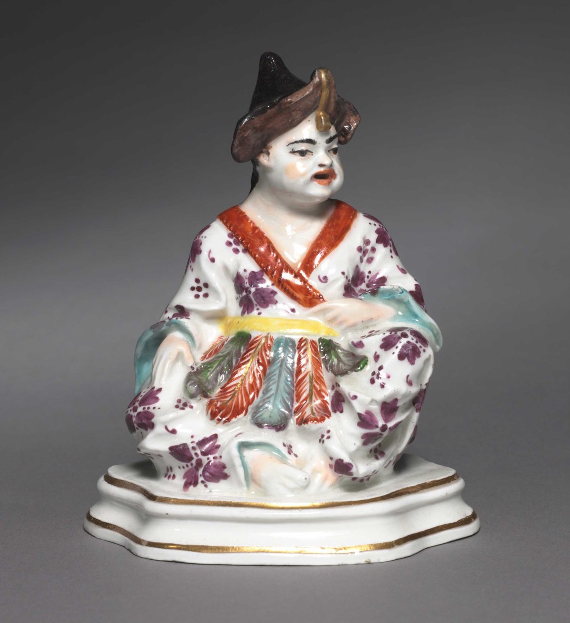 बैठे चीनी चित्रा, निर्माता Meissen चीनी मिट्टी के बरतन कारखाने, c.1730 द्वारा जर्मन स्कूल