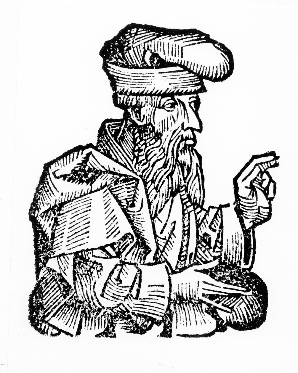 सेंट पोगियस, हार्टमैन शेडेल (1440-1514) 1493 द्वारा &39;लिबर क्रोनिकारम&39; से द्वारा जर्मन स्कूल