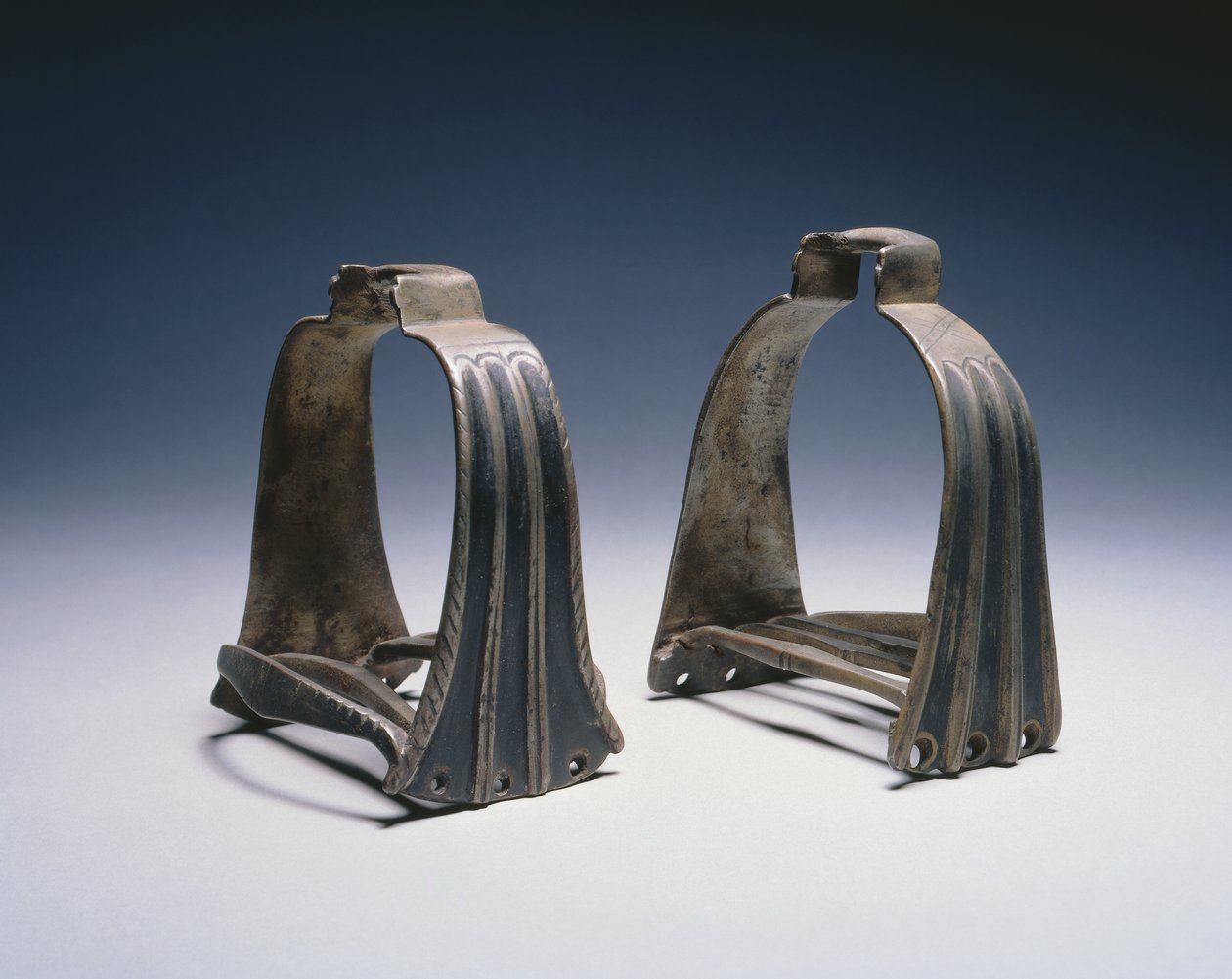 रकाब, सी। 1525-1550 (आधुनिक काले रंग के साथ स्टील) द्वारा जर्मन स्कूल