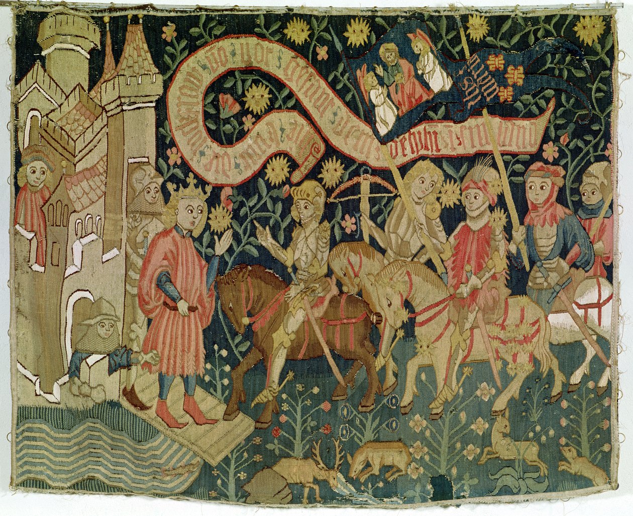 6 मार्च, 1423 को चिन के महल में जोन ऑफ द आर्क ऑफ (c.1412-31) चार्ल्स VII (1403-61) द्वारा प्राप्त किया गया, जो द मेडन के समय निर्मित था। द्वारा जर्मन स्कूल