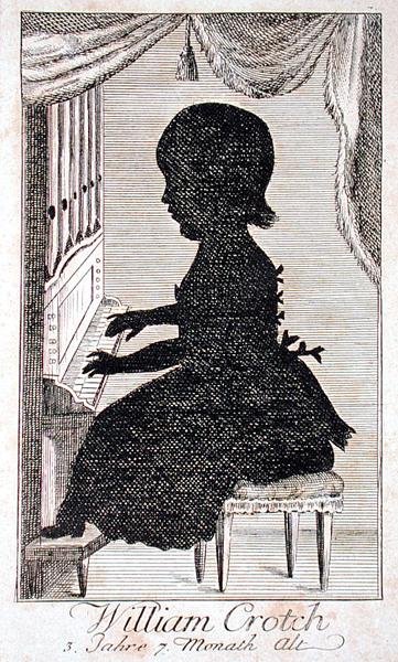 विलियम क्रॉच (1775-1847) अंग बजाना (उत्कीर्णन) द्वारा जर्मन स्कूल