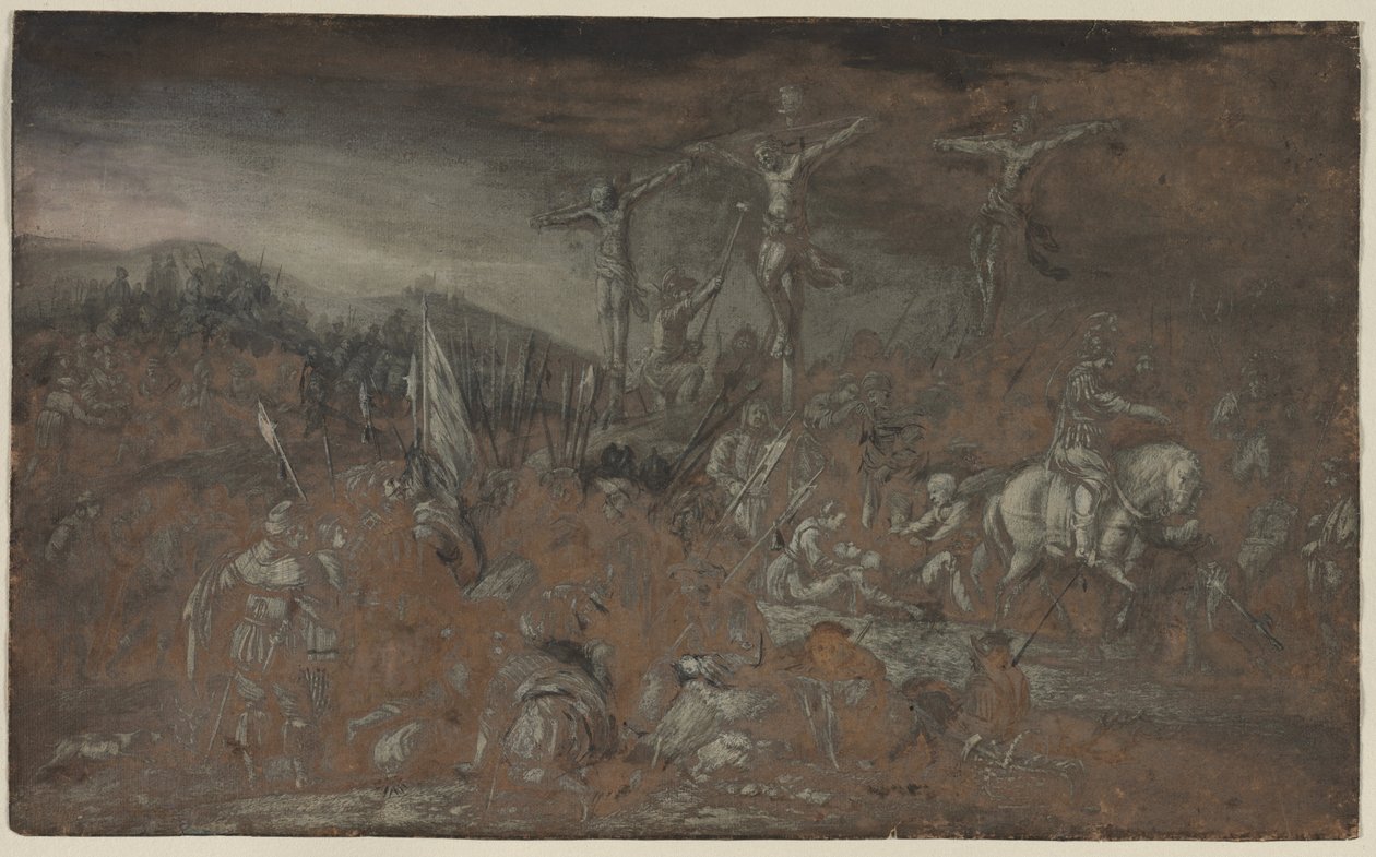 क्रूसीफिक्सन, अंतिम आधा 1600s। द्वारा जेरिट वैन बेटम