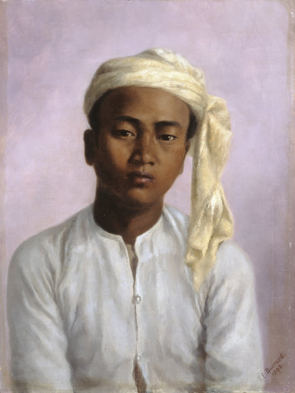 माउंग पे, ट्राइंगुलेशन सर्वे पार्टी, 1892 में एक चपरासी द्वारा गर्ट्रूड एलेन बरार्ड
