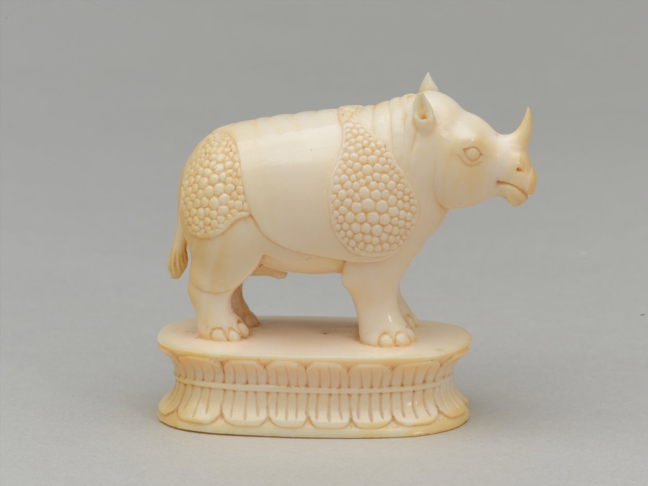 सफेद बिशप, शतरंज का टुकड़ा, भारत, 1820 लगभग द्वारा गेस्केल सलोमन