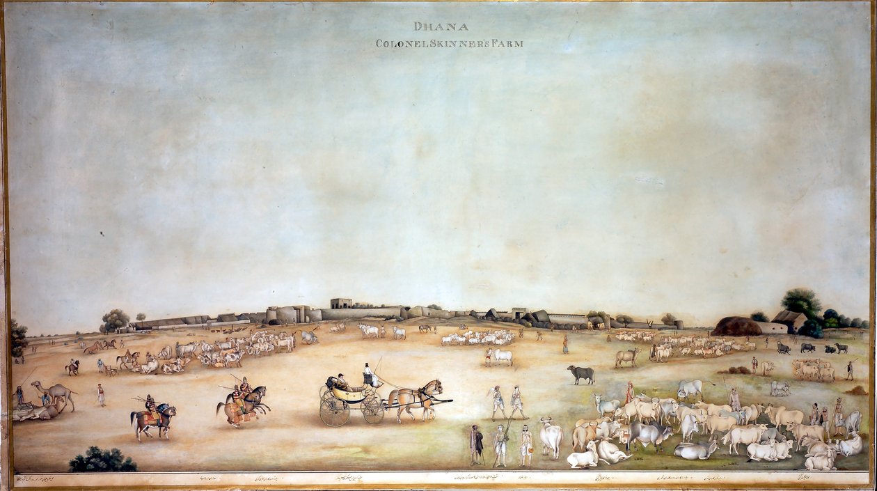  धना कर्नल स्किनर के फार्म , 1828 द्वारा गुलाम अली खान