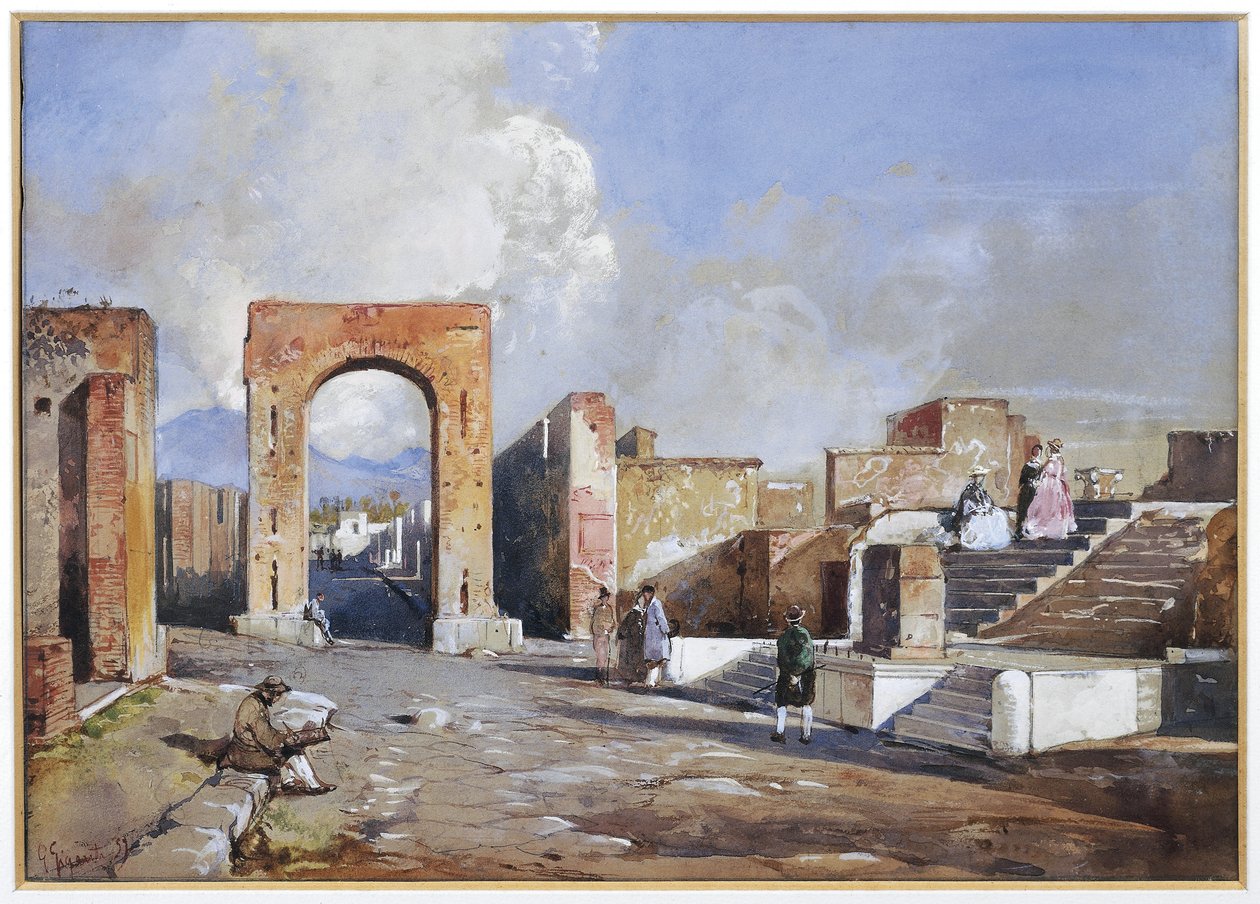 इटली, Pompei . की खुदाई द्वारा गियासिंटो गिगांटे