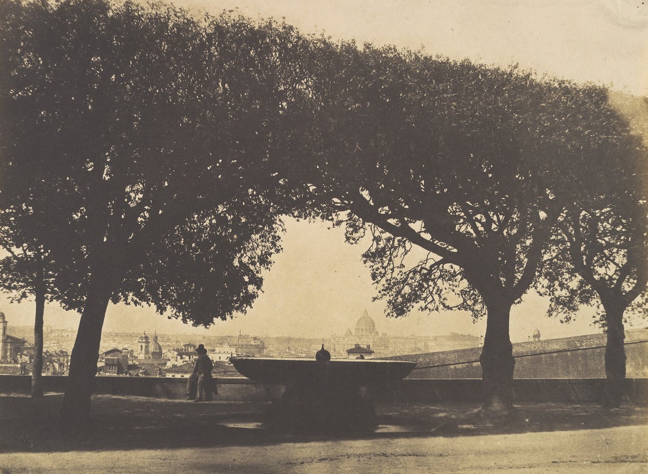 विला मेडिसी, सीए में फ्रेंच अकादमी से देखें। 1852. द्वारा जियाकोमो कैनेवा