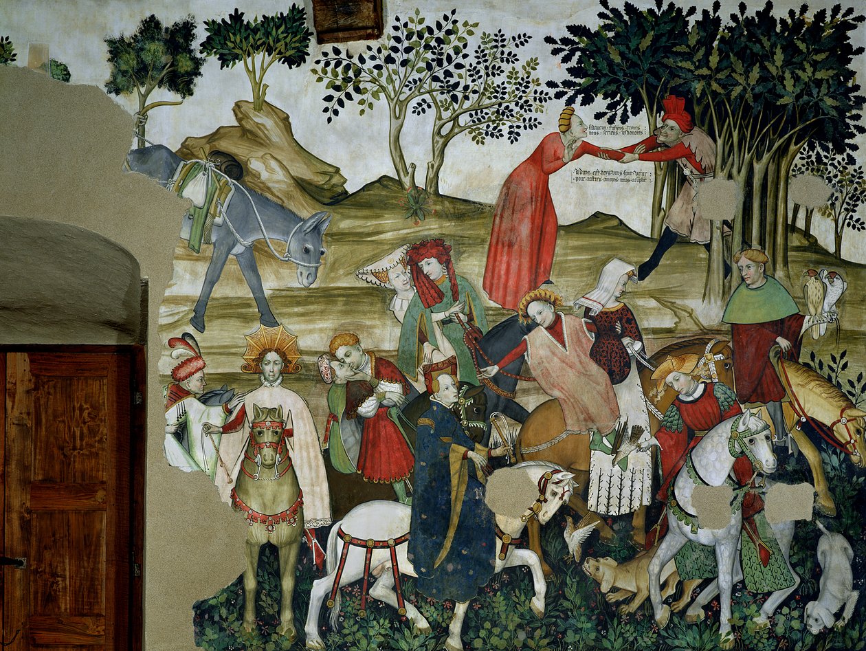 जीवन का फव्वारा, विस्तार से फव्वारे की वापसी का चित्रण, 1418-30 द्वारा जियाकोमो जैकेरियो