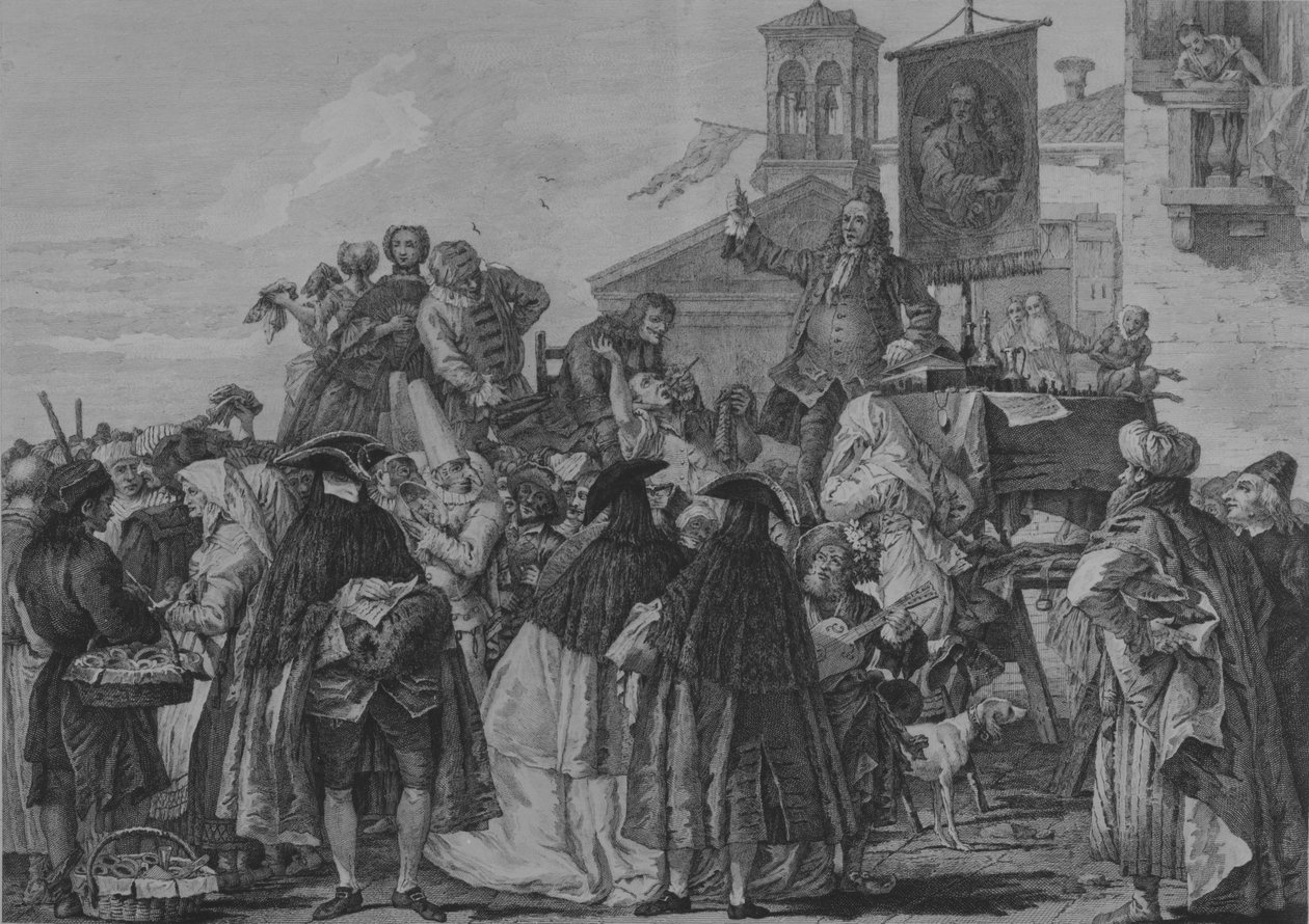 द क्वैक डेंटिस्ट, 1765। द्वारा जियाकोमो लियोनार्डिस