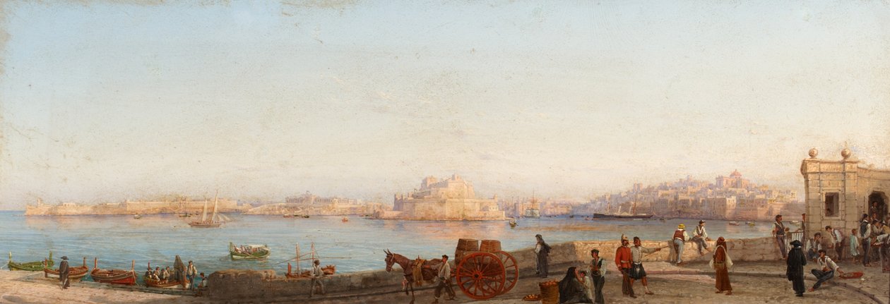 Manoel द्वीप के पास से Valletta द्वारा जियानसिंटो गियानी