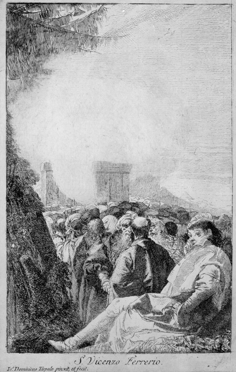 सेंट विंसेंट फेरर, 1750-80 द्वारा जियोवानी डोमेनिको टाईपोलो