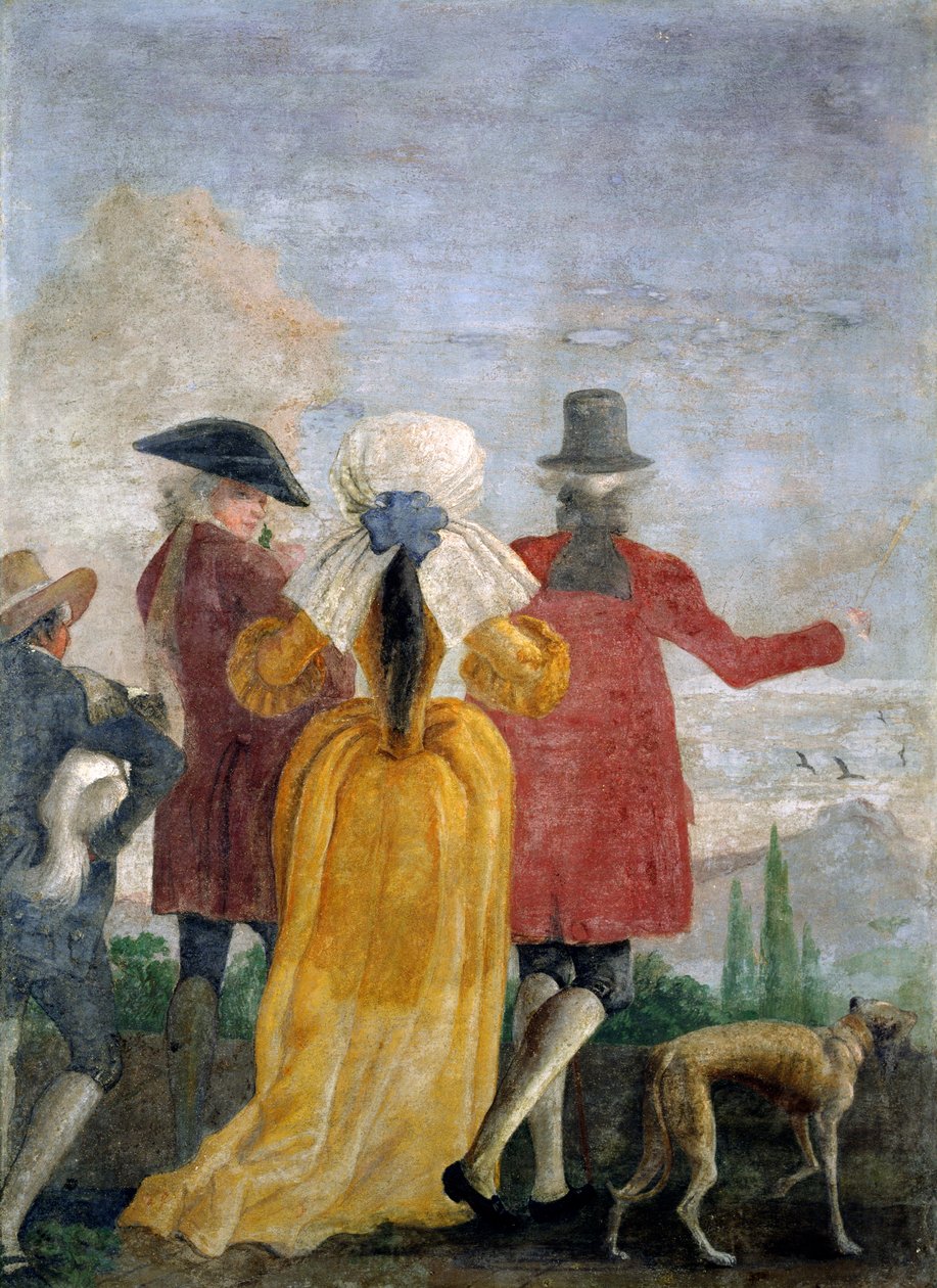 द वॉक, c.1791 द्वारा जियोवानी डोमेनिको टाईपोलो