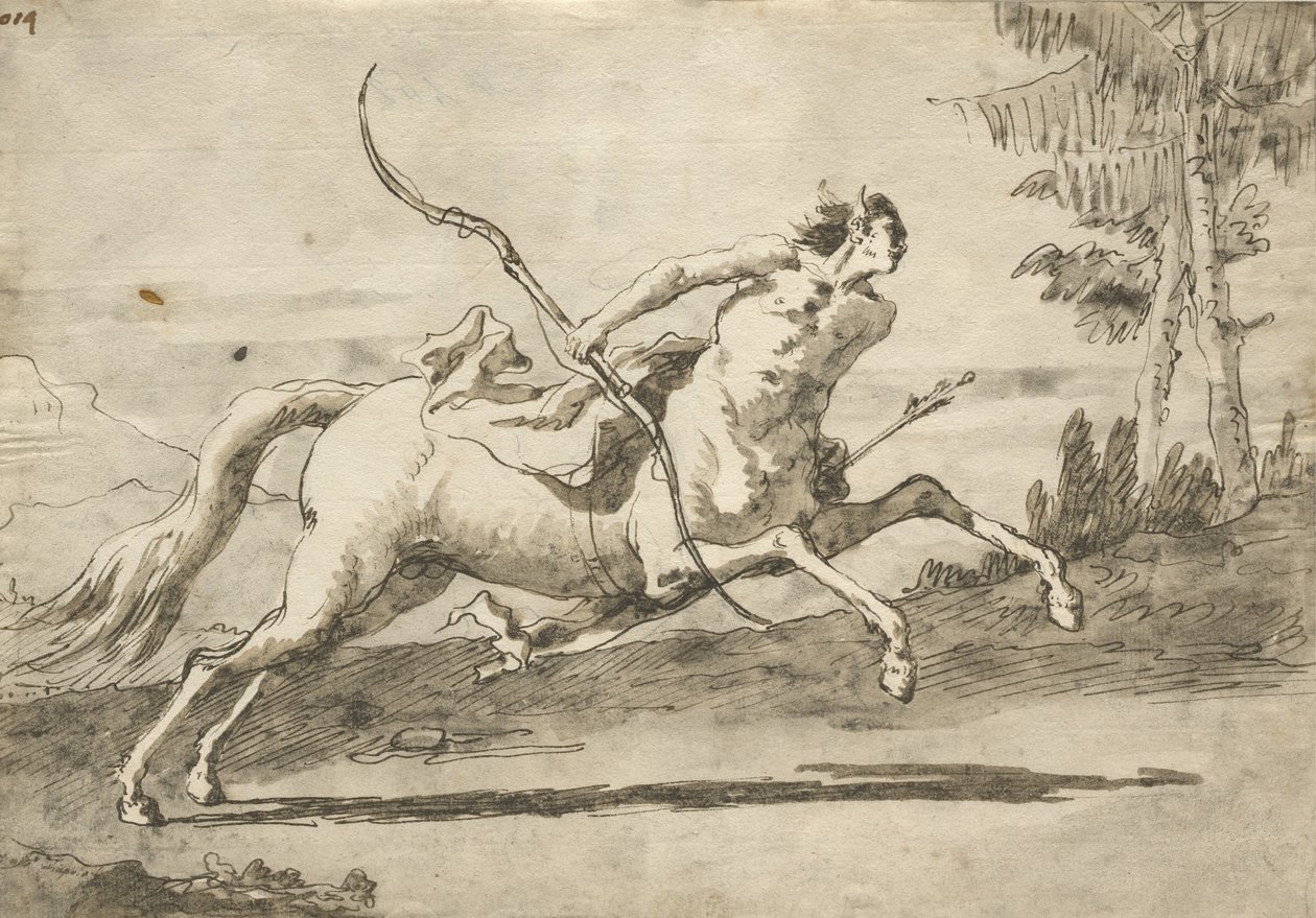 गैलपिंग सेंटूर, c.1755-65 द्वारा जियोवानी डोमेनिको टाईपोलो