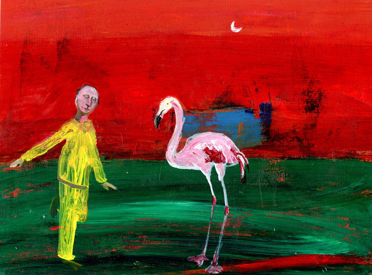 अ वेरी के बाद यह आसान था, 2005, (कागज पर तेल) द्वारा गिगी सडबरी