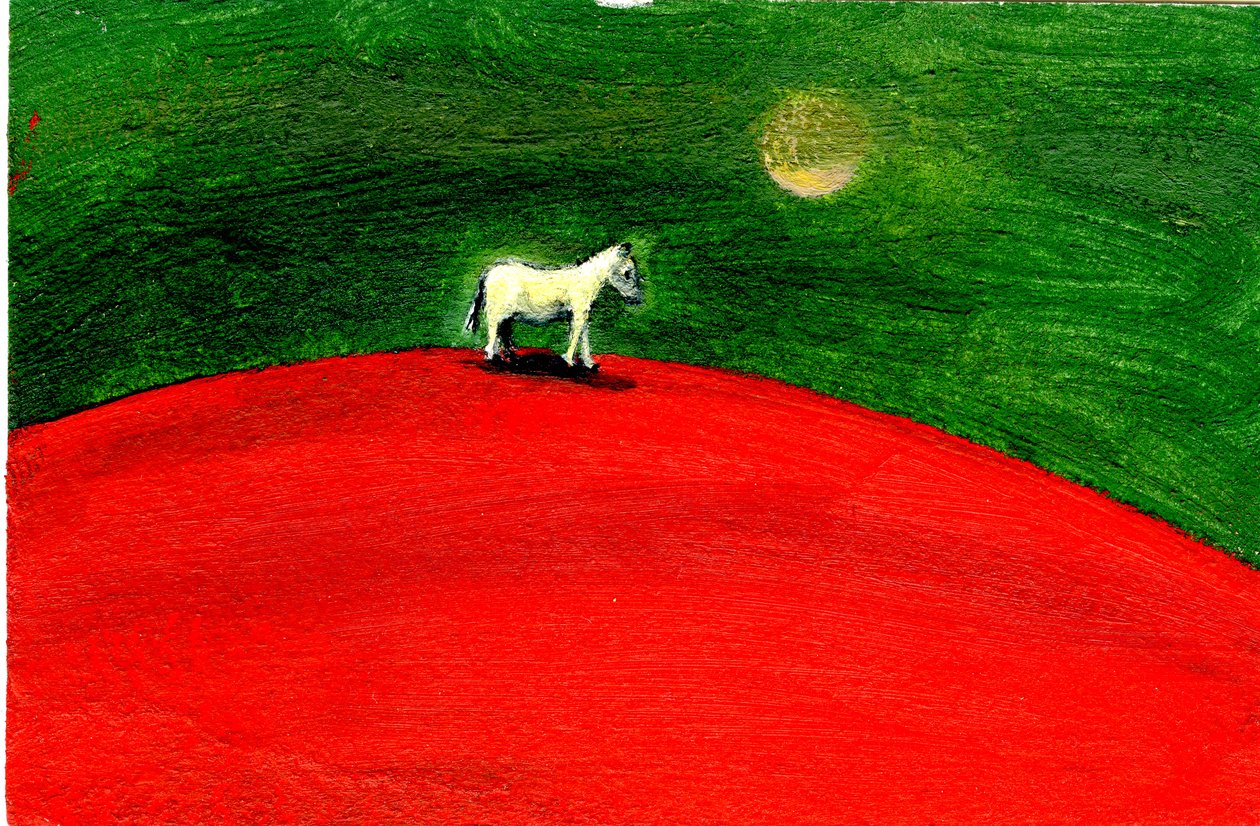 ग्रीन नाइट, 2004, (कागज पर तेल और गेसो) द्वारा गिगी सडबरी