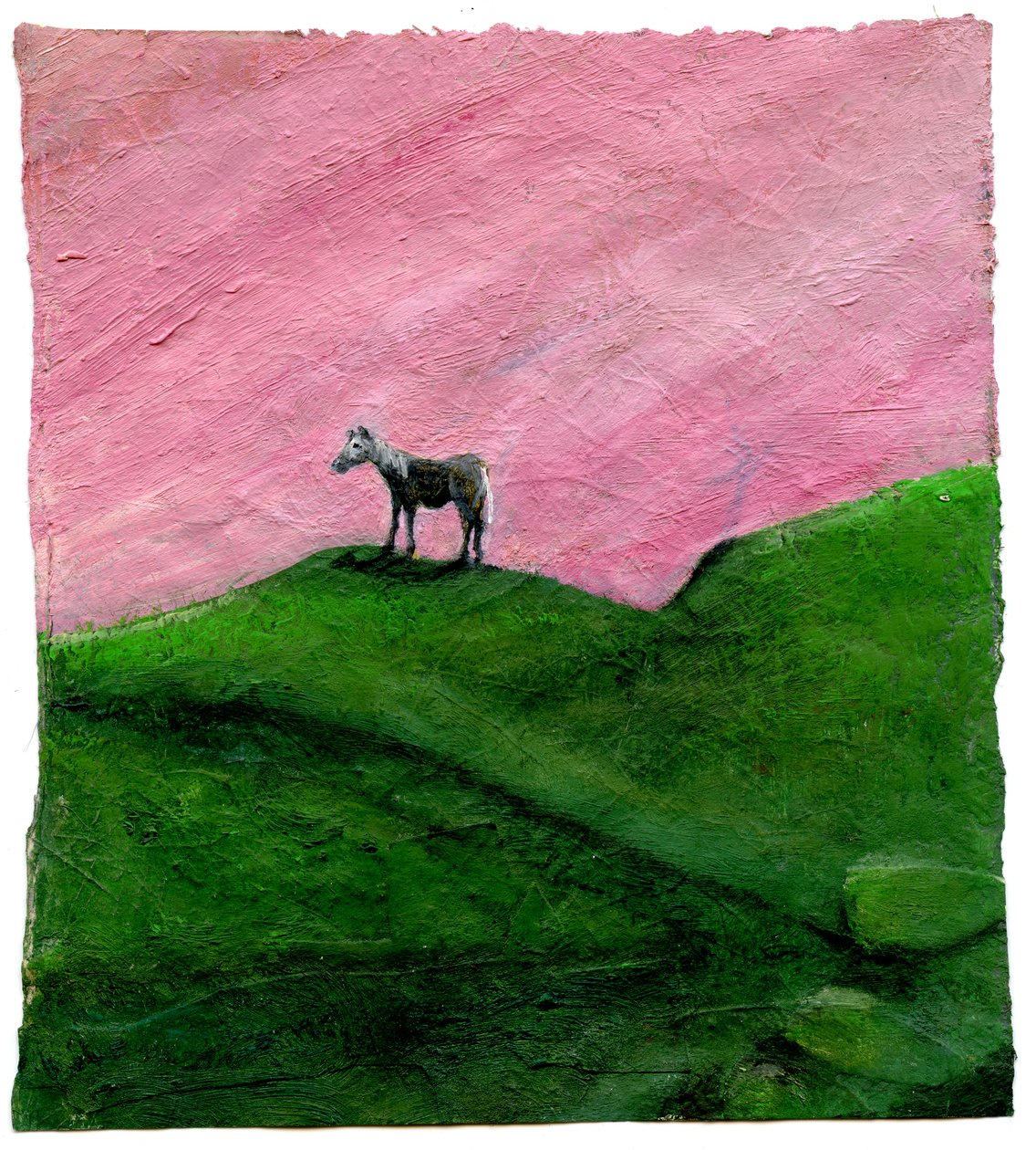 दिन का अंत, 2004, (कागज पर तेल) द्वारा गिगी सडबरी