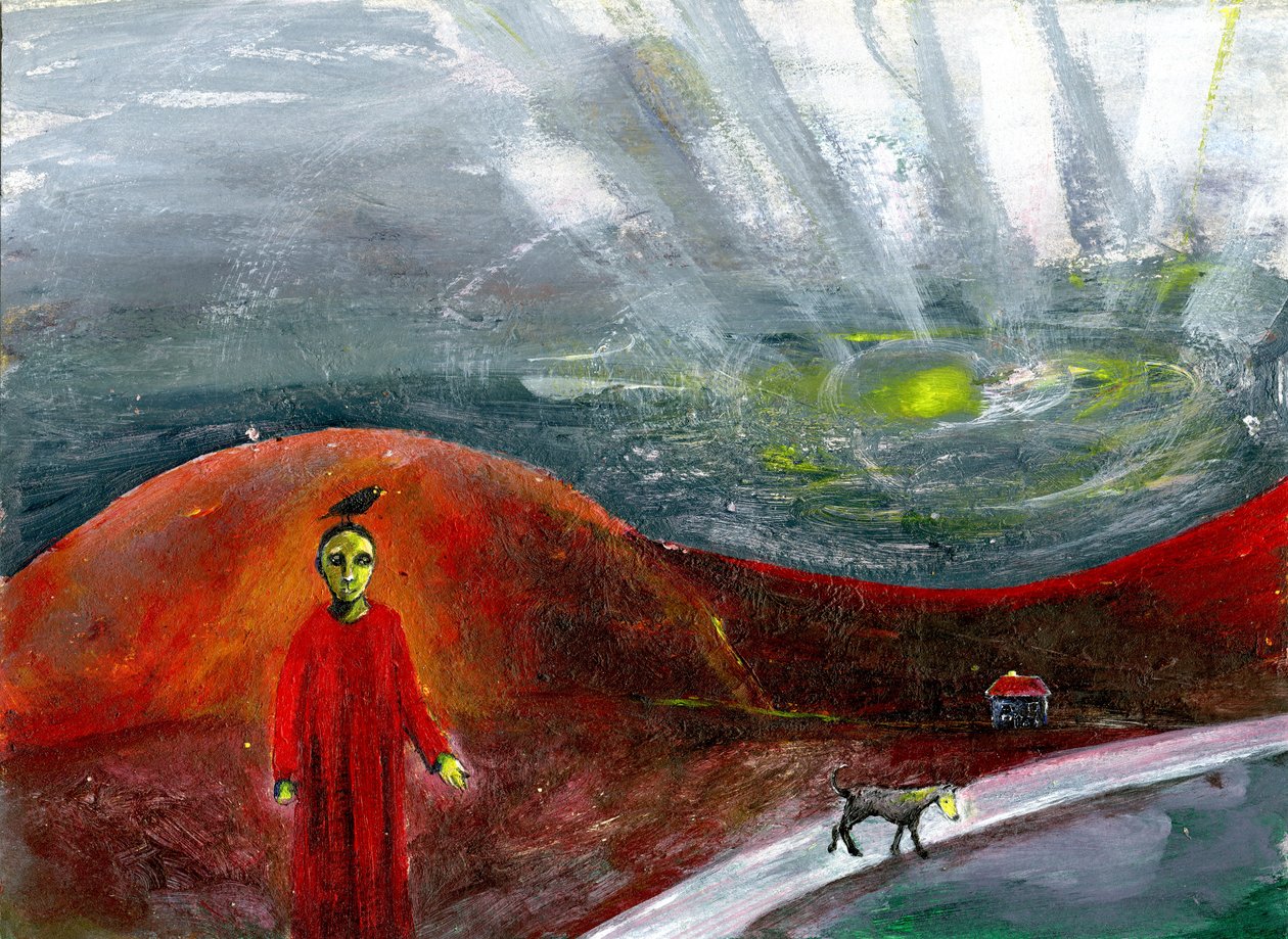 पीला चेहरा वाला डॉग टेक मी होम, 2005, द्वारा गिगी सडबरी