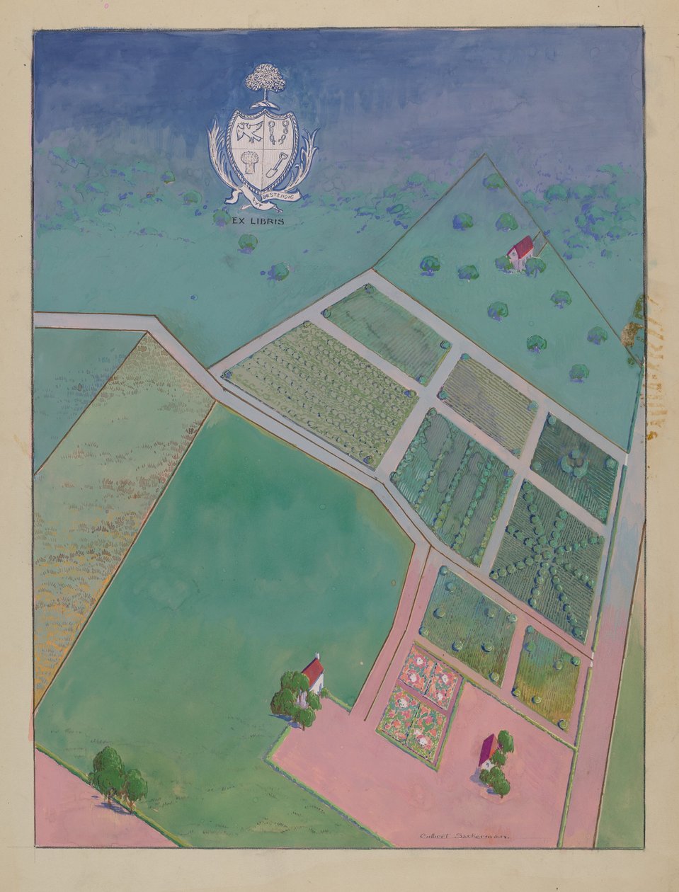 जे डाइकमैन एस्टेट, सी। 1936. द्वारा गिल्बर्ट सैकरमैन