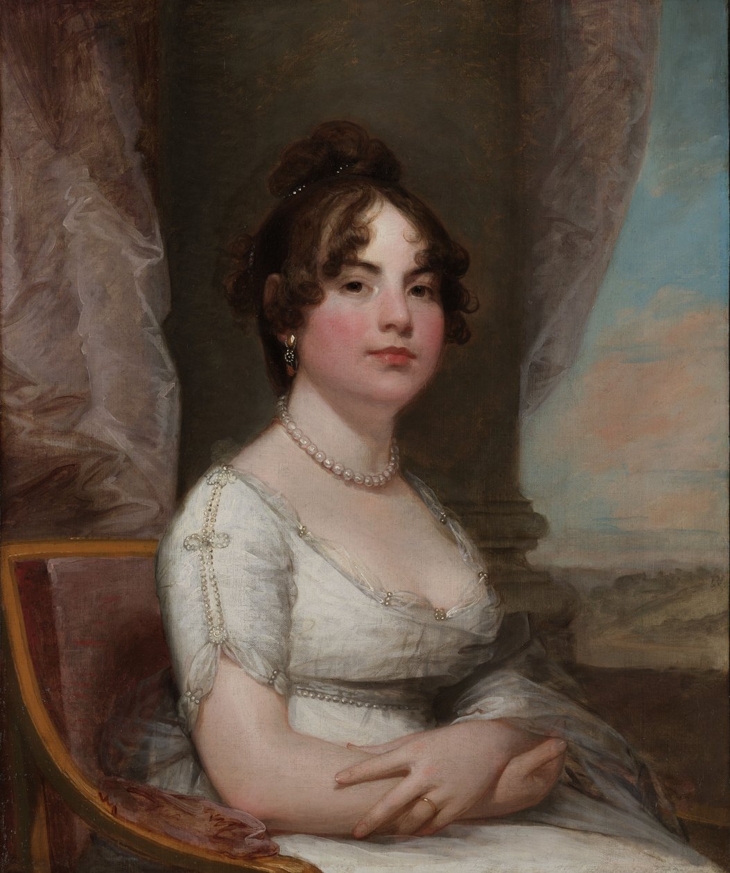 एलिजाबेथ बेल्ट्झोवर मेसन, c.1803-05 (कैनवास पर तेल) द्वारा गिल्बर्ट स्टुअर्ट