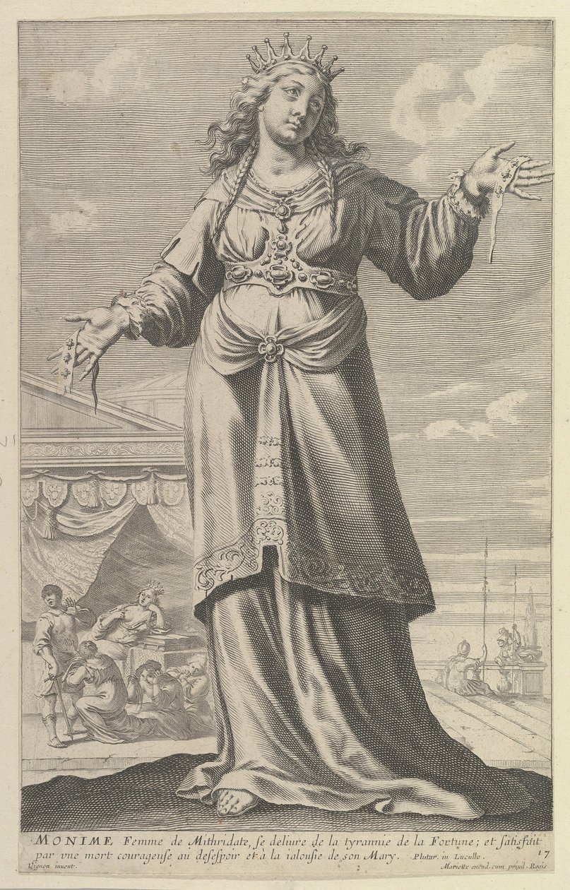 मोनिमे, 1647. निर्माता: गाइल्स रूसेलेट, अब्राहम बोस। द्वारा गाइल्स रूसेलेट और अब्राहम बॉसे