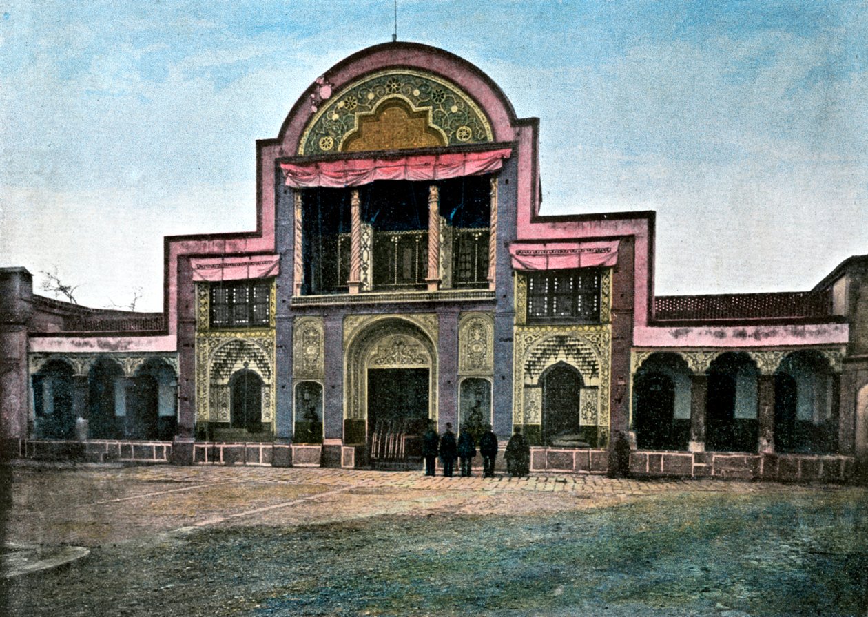 शाह, तेहरान के महल का गेट, c1890 द्वारा Gillot
