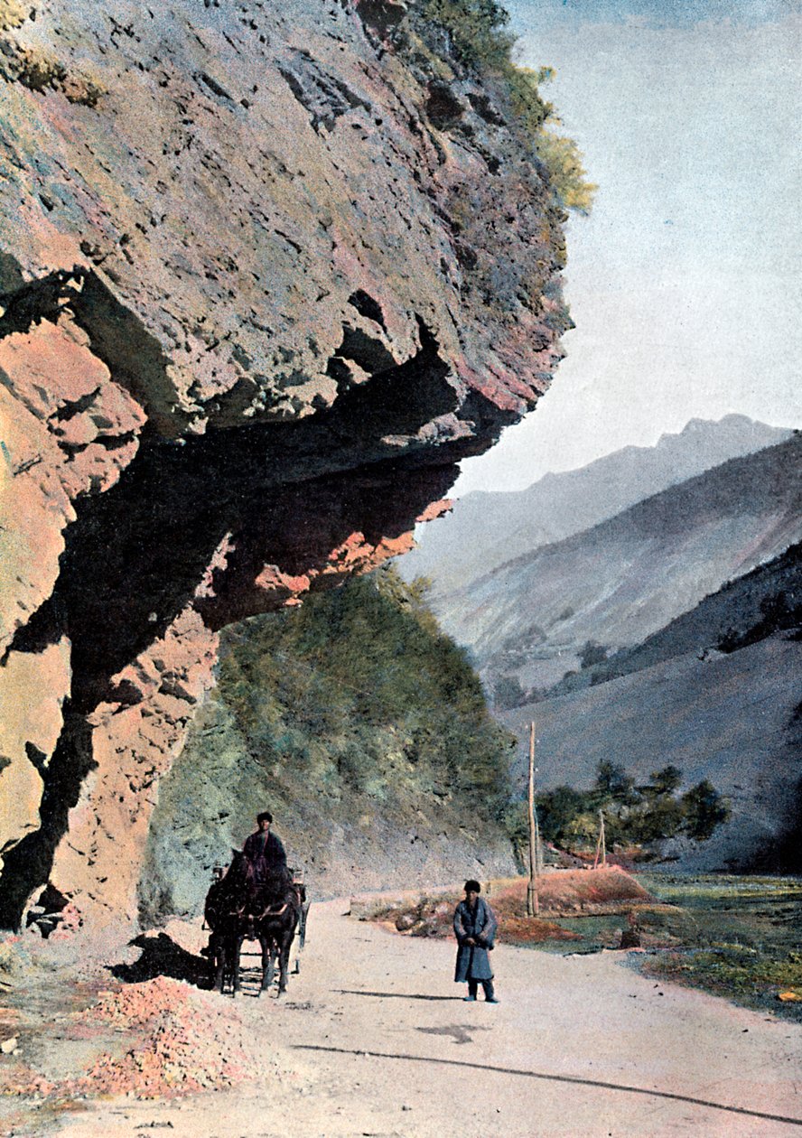 रॉक ने अन्नाउर के गांव के करीब, c1890 द्वारा Gillot