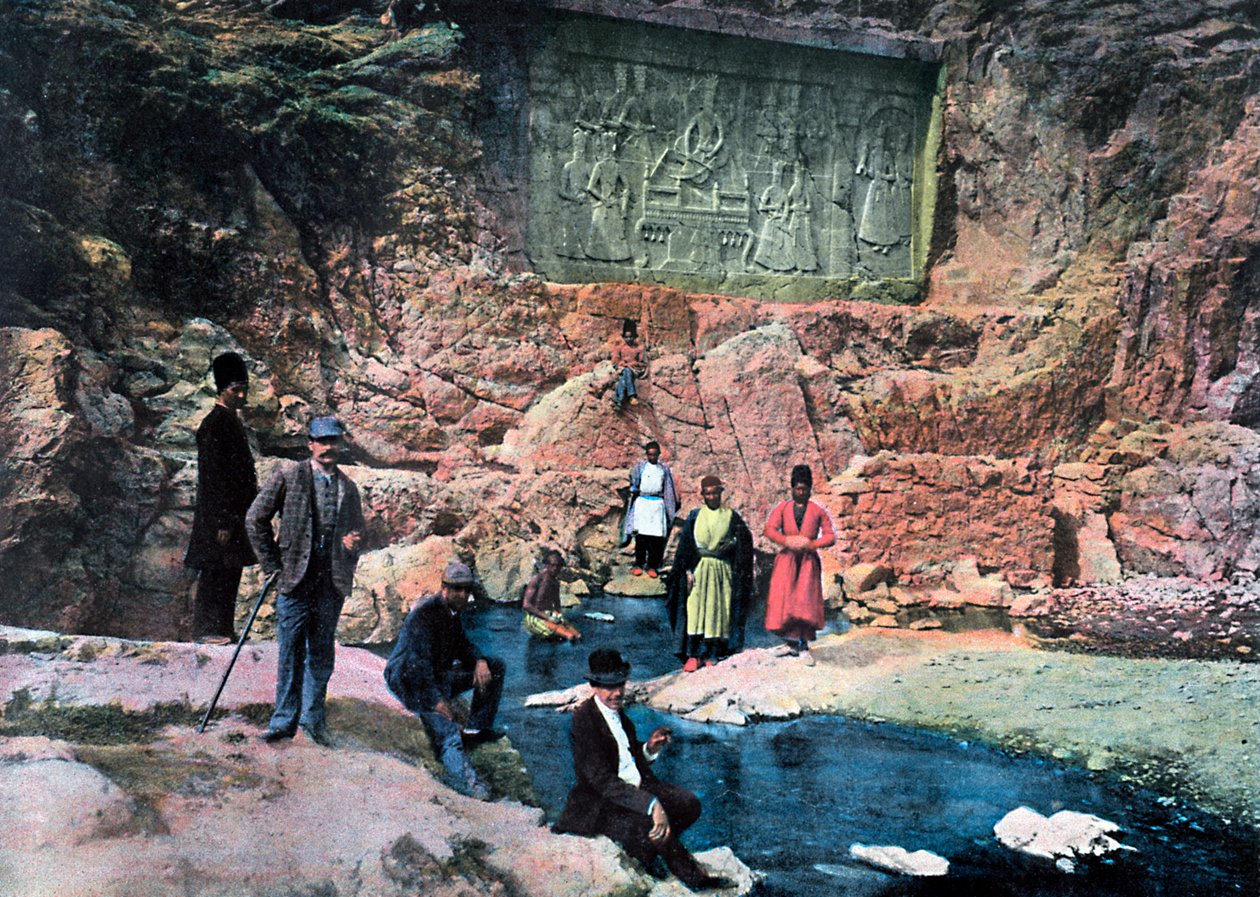 फारस और उनके बच्चों के शाह, c1890। द्वारा Gillot