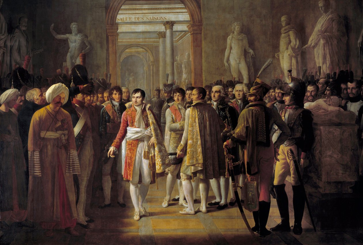 सम्राट नेपोलियन I (1769-1821) ने 8 दिसंबर को अपने राज्याभिषेक के बाद सेना के प्रतिनियुक्ति प्राप्त की द्वारा गियोचिनो ग्यूसेप सेरंगेली