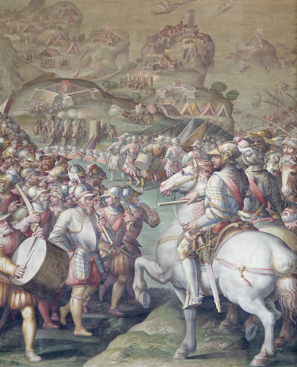पोर्टो एर्कोले का कब्जा, 1555-72 द्वारा जियोर्जियो वासरी