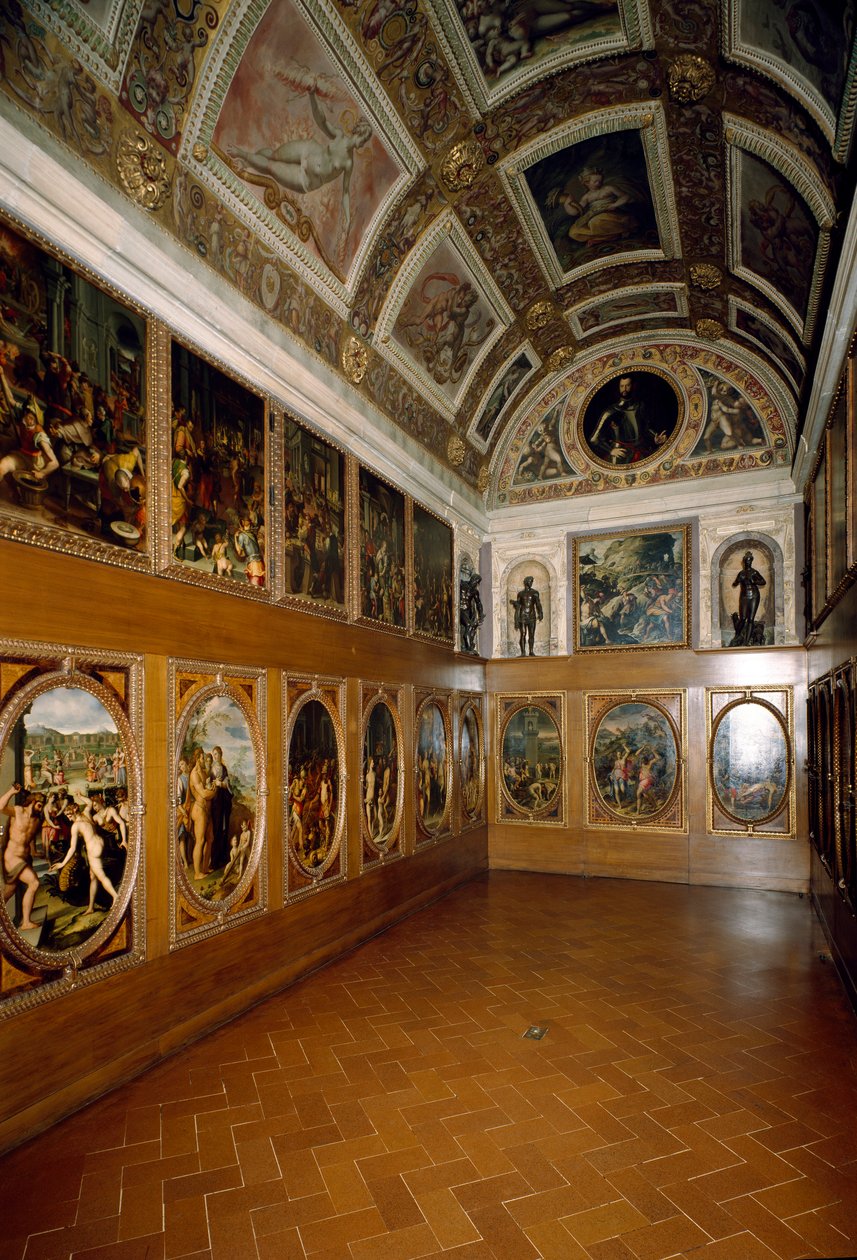 Studiolo de Francesco I de Medici . का दृश्य द्वारा जियोर्जियो (और कार्यशाला) वसारी