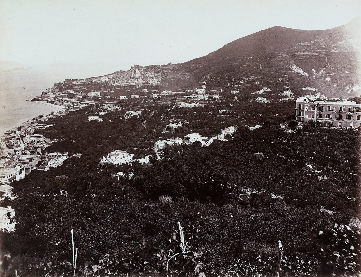 Napoli . के पास Casamicciola का विहंगम दृश्य द्वारा जियोर्जियो गर्मी