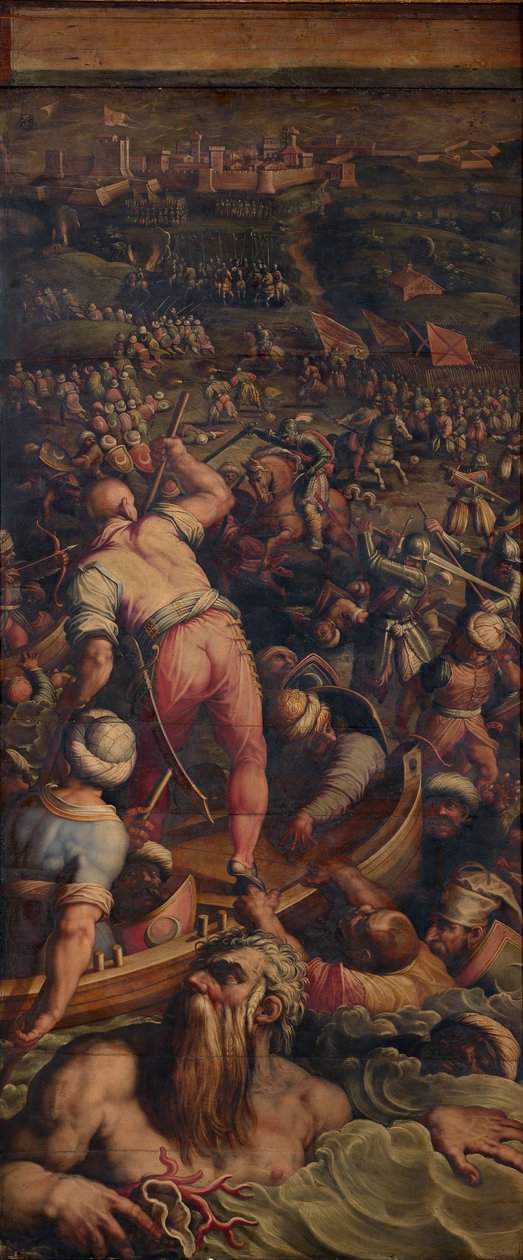 1563-1565 को पाइम्बिनो में तुर्क का मार्ग द्वारा जियोर्जियो वासरी