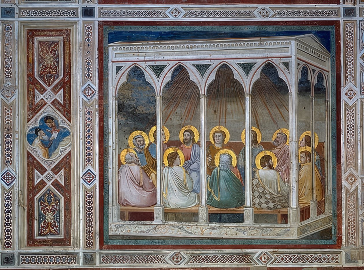 Pentecost। 1303-1305 द्वारा गियोटो डि बॉन्डोन