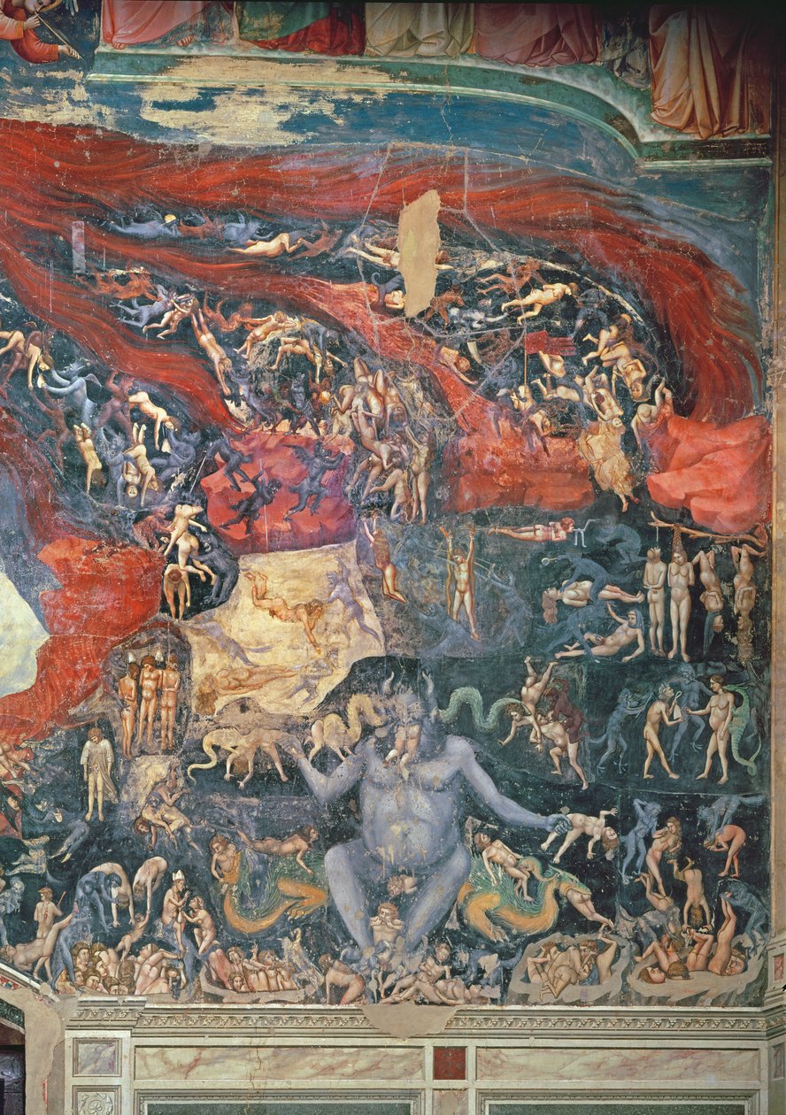 अंतिम निर्णय, नरक का विस्तार, 1303-05 (65227 भी देखें) द्वारा गियोटो डि बॉन्डोन