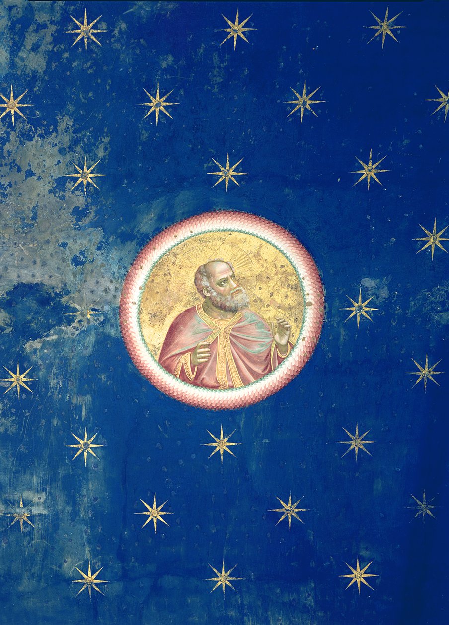 एक पैगंबर, छत की तिजोरी से, c.1305 द्वारा गियोटो डि बॉन्डोन