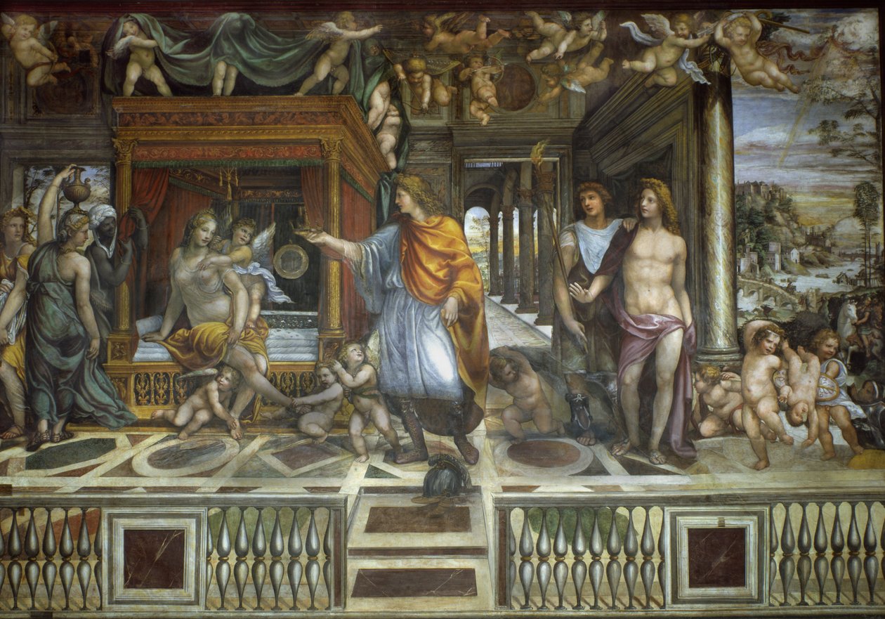 अलेक्जेंडर और रोक्साना का विवाह, c.1517 द्वारा जियोवानी एंटोनियो बाज़ी सोडोमा