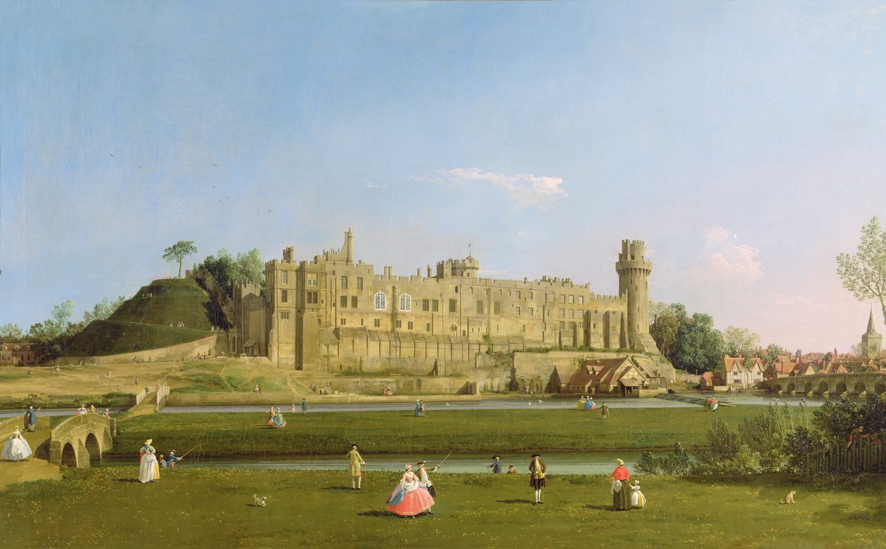 वार्विक कैसल, सी .1748-49 द्वारा जियोवानी एंटोनियो कैनाल (कैनेटेटो)