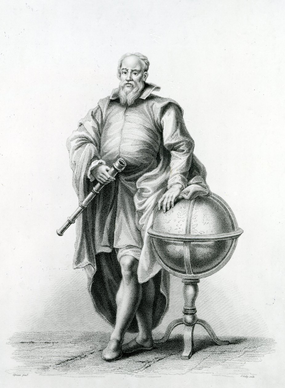 गैलीलियो गैलीली का पोर्ट्रेट (1564-1642), 1815 द्वारा जियोवन्नी बतिस्ता सिप्रियानी