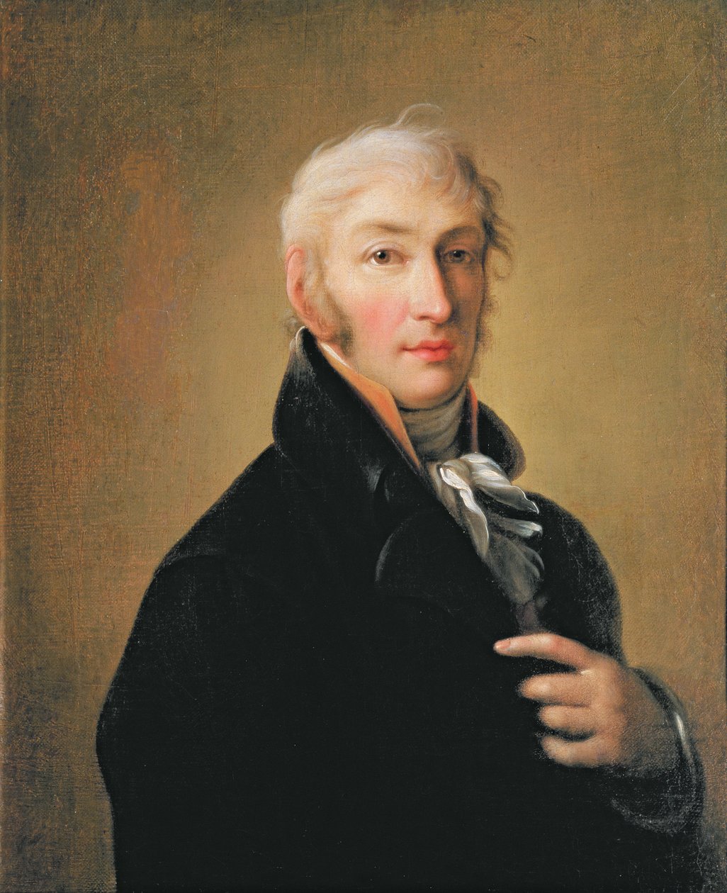 निकोले मिखायलोविच करमज़िन (1766-1826) का चित्रांकन, 1805 द्वारा जियोवन्नी बतिस्ता ओरतोलानी डेमन