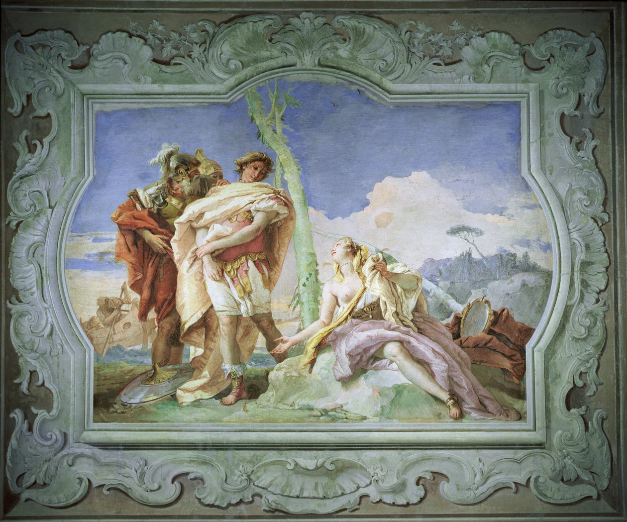 रिनाल्डो टॉर्माटो टासो (1544-95) 4747 द्वारा &39;गेरूस्लेम लिबर्टा&39; से आर्मिडा का त्याग द्वारा जियोवन्ती बतिस्ता टाईपोलो
