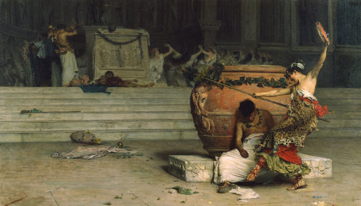 Bacchus का मंदिर, 1881 द्वारा 
