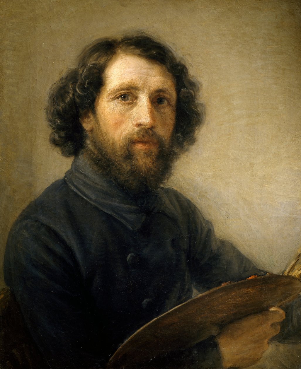 Giovanni Carnovali (1804-1873) द्वारा स्व-चित्र, कैनवास पर तेल, 78x58 सेमी द्वारा जियोवानी कार्नोवालिक