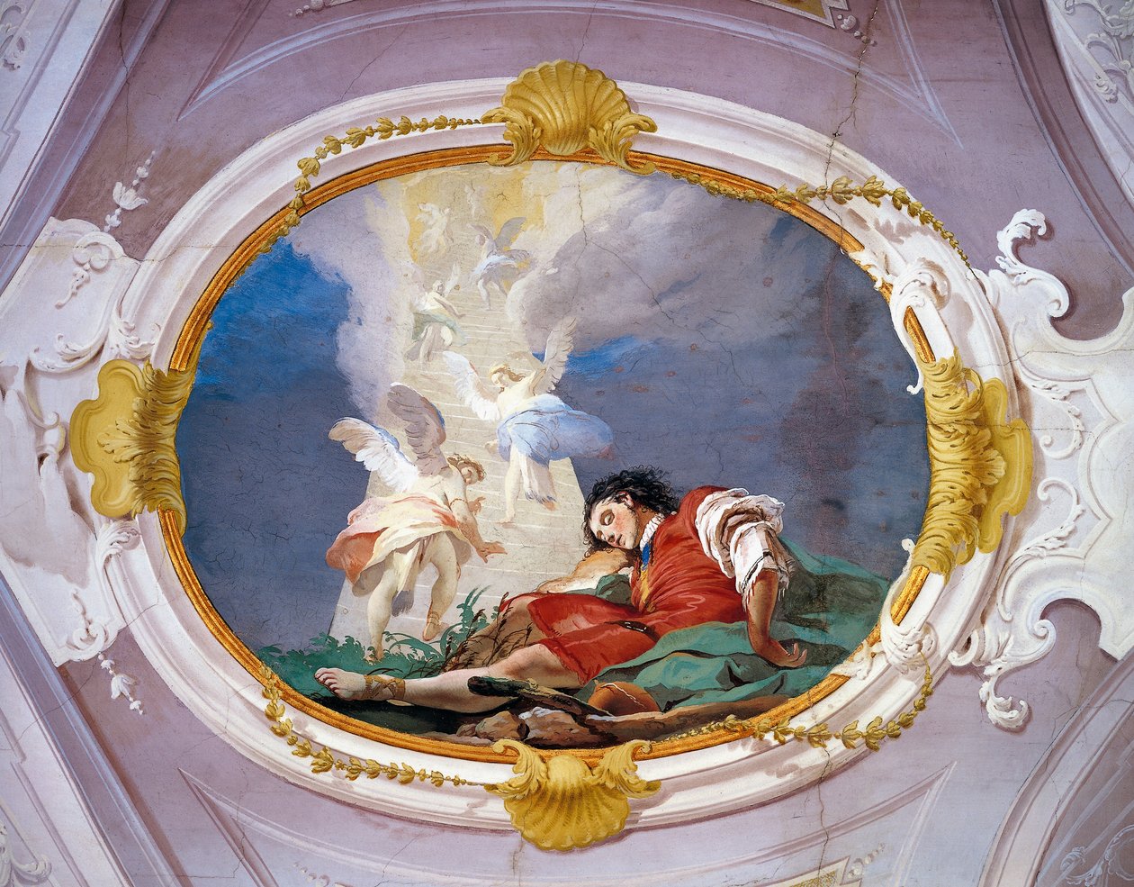 Giambattista Tiepolo (1696-1770), फ्रेस्को, आर्कबिशप पैलेस, उडीन द्वारा रूपक द्वारा जियोवन्ती बतिस्ता टाईपोलो